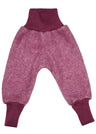 Pantaloni bambini pile di lana cotone bio