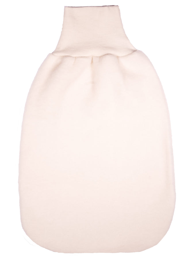 Organic wool and cotton fleece baby sack