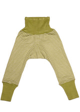 Pantaloni con fascia per bambini in lana biologica e seta