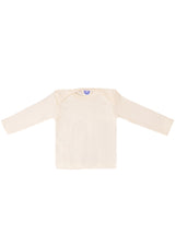 Long sleeve shirt for children in organic wool and silk