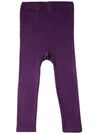 Children's leggings in organic wool and silk