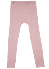 Children's leggings in organic wool and silk