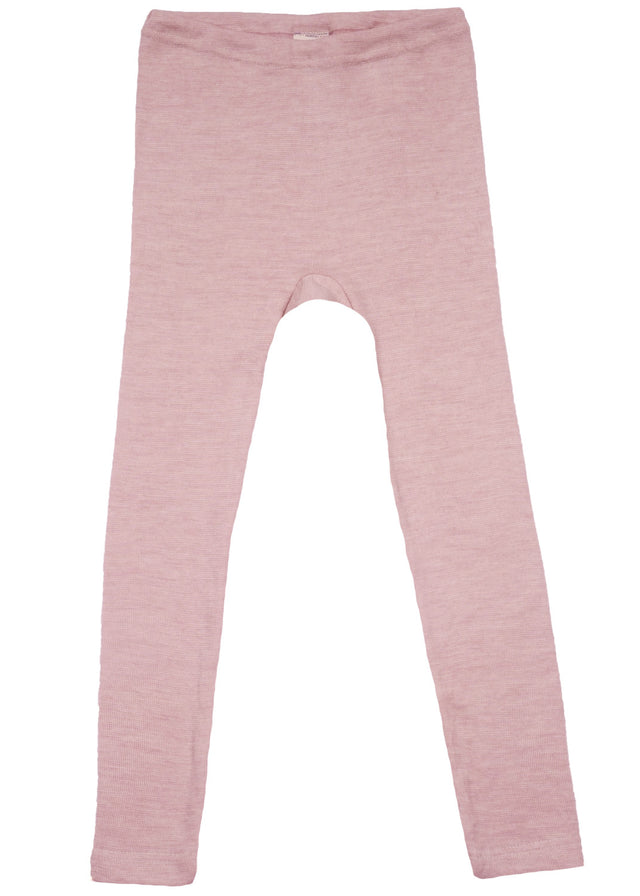 Children's leggings in organic wool and silk