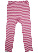 Children's leggings in organic wool and silk