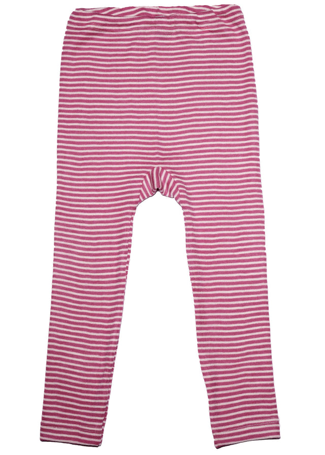 Children's leggings in organic wool and silk