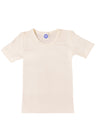 Short sleeve t-shirt for children in organic wool and silk