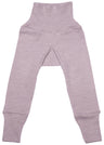 Pantaloni con fascia per bambini in lana, cotone bio e seta