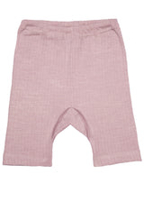 Children's shorts in wool, organic cotton and silk