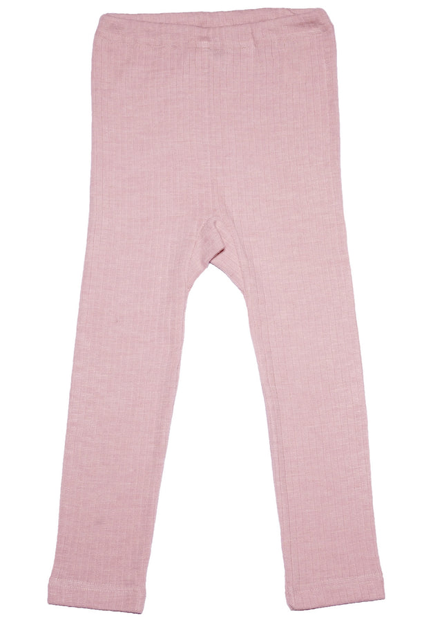 Children's leggings in wool, organic cotton and silk