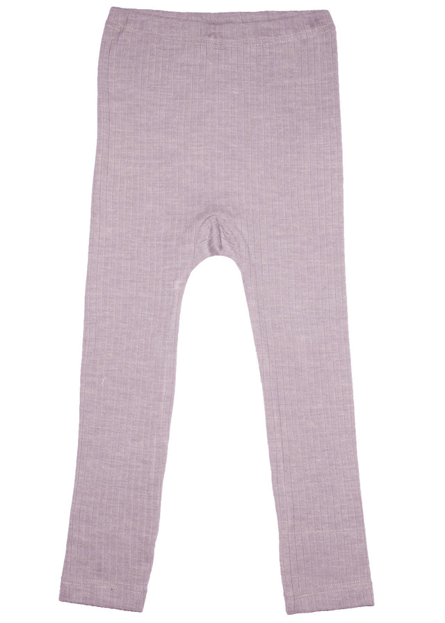 Children's leggings in wool, organic cotton and silk