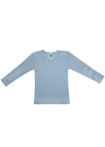 Long sleeved sweater for children in wool, organic cotton and silk