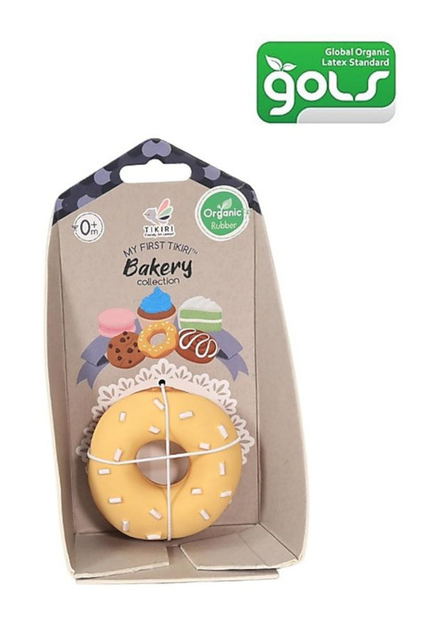 Bakery Donut teether in natural rubber