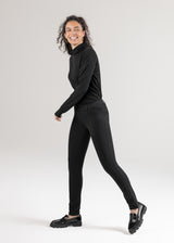 Treggings Denise Neri da donna in cotone biologico