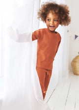 Home Basic T-shirt for children in pure organic organic cotton