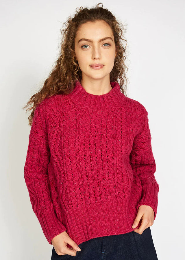 Liberty women's sweater in wool and cashmere