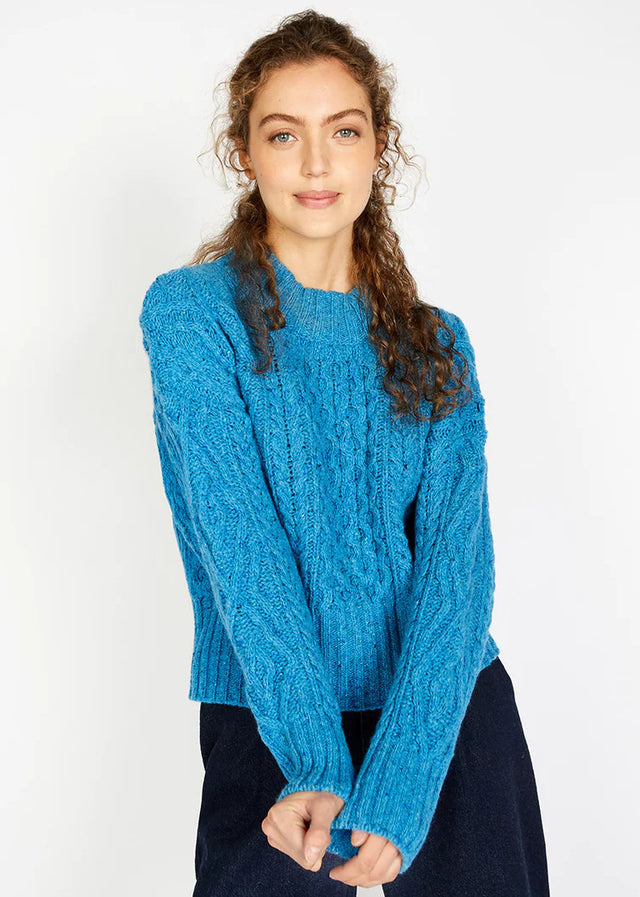 Liberty women's sweater in wool and cashmere