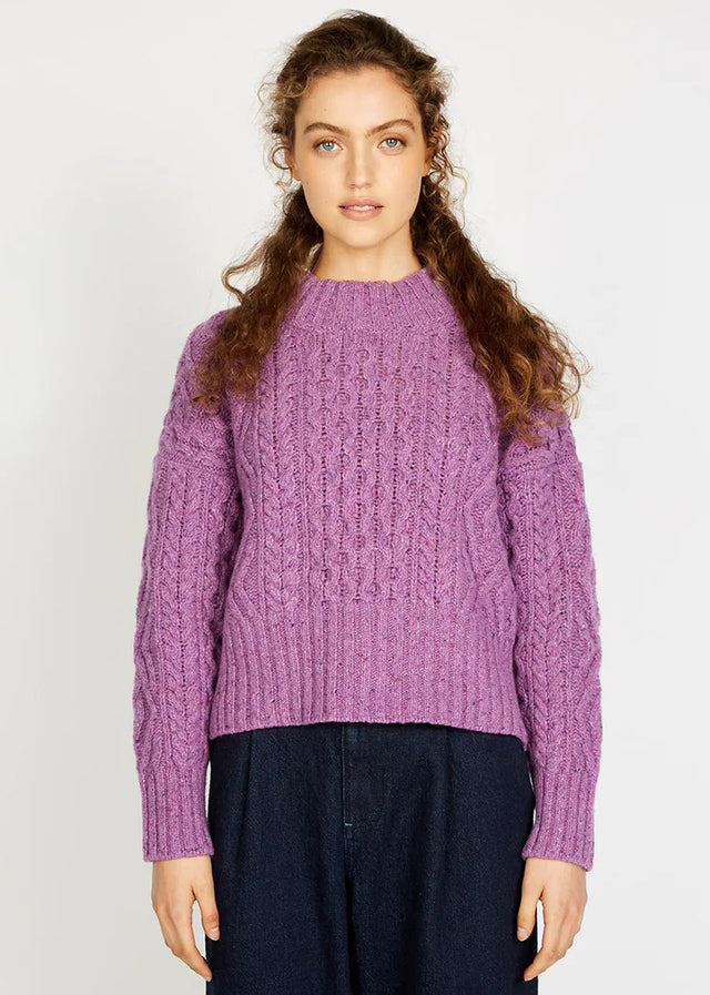 Liberty women's sweater in wool and cashmere