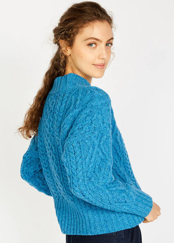 Liberty women's sweater in wool and cashmere