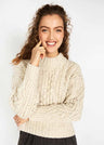 Liberty women's sweater in wool and cashmere