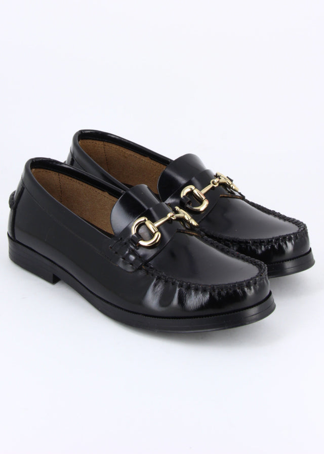 Black Camel moccasin shoes for women in natural leather 