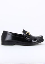 Black Camel moccasin shoes for women in natural leather 