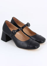 Lexia Black women's pumps in natural leather