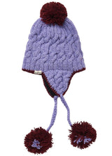 FLUFF Lavender hat for women in lined wool