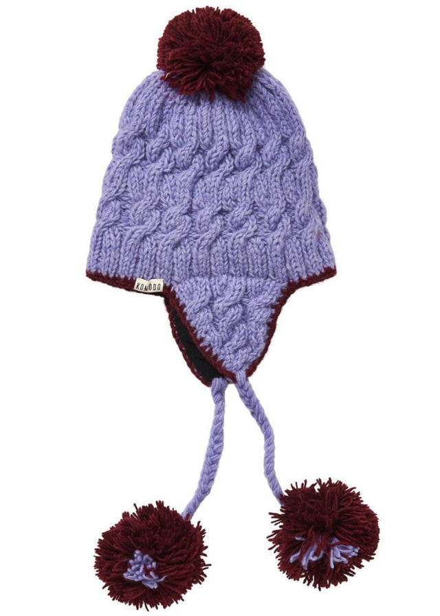 FLUFF Lavender hat for women in lined wool