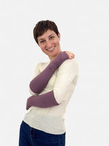 Bamboo fingerless gloves for women