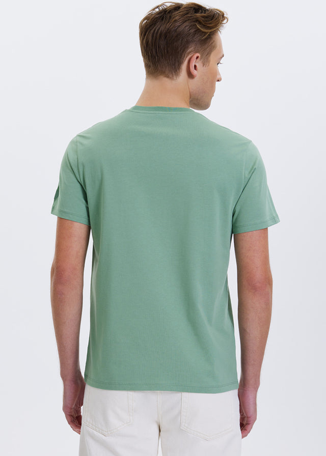 T-shirt Meet Green da uomo in puro cotone organico