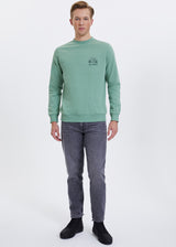 Breath Green men's sweatshirt in pure organic cotton