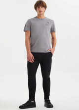 Core Black joggers for men in pure organic cotton