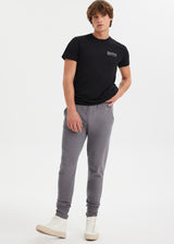 Core Gray joggers for men in pure organic cotton