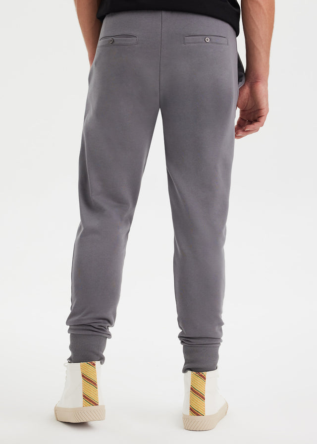 Core Gray joggers for men in pure organic cotton