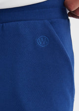 Pantaloni tuta Core Blue da uomo in puro cotone organico