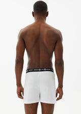 Boxer Teddy White 2 pz da uomo in cotone organico