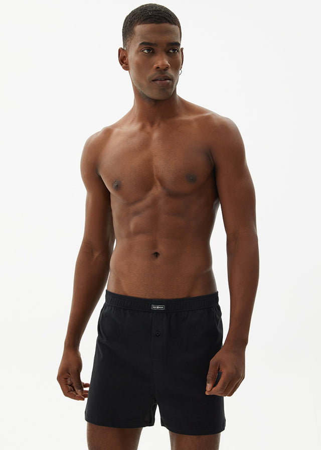 Boxer Marco Black 2 pz da uomo in cotone organico