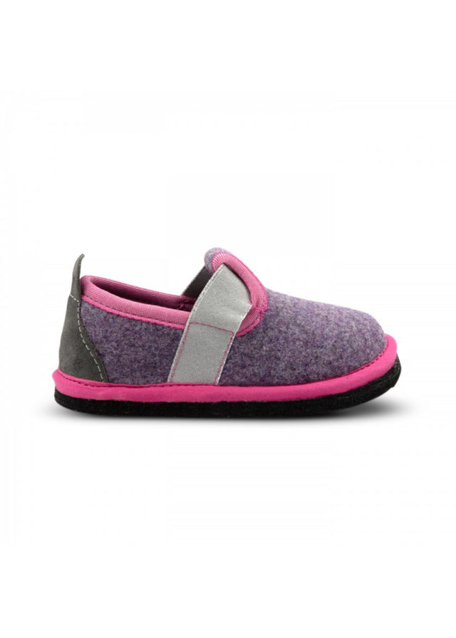 Muvy Mirtillo slippers for girls in wool felt