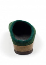 KAKI Chalet sabot in pure wool felt