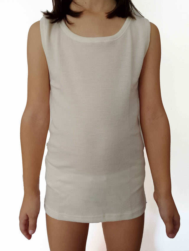 Children's wool and silk undershirt