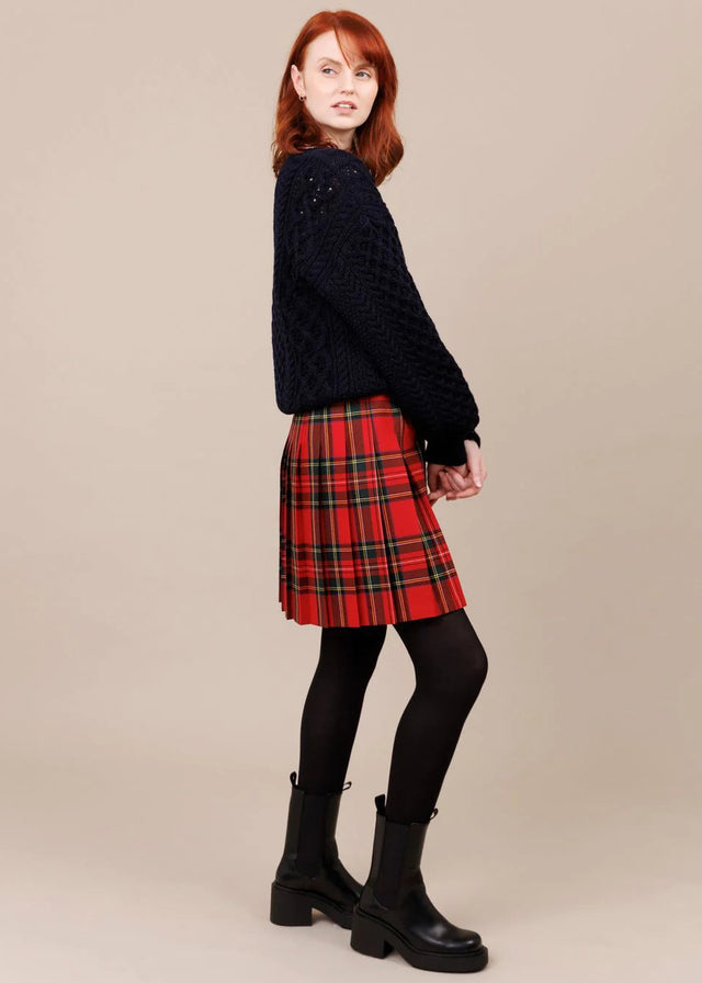 Micro Royal Stewart Irish kilt in pure wool