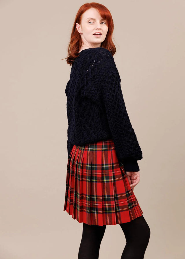 Micro Royal Stewart Irish kilt in pure wool