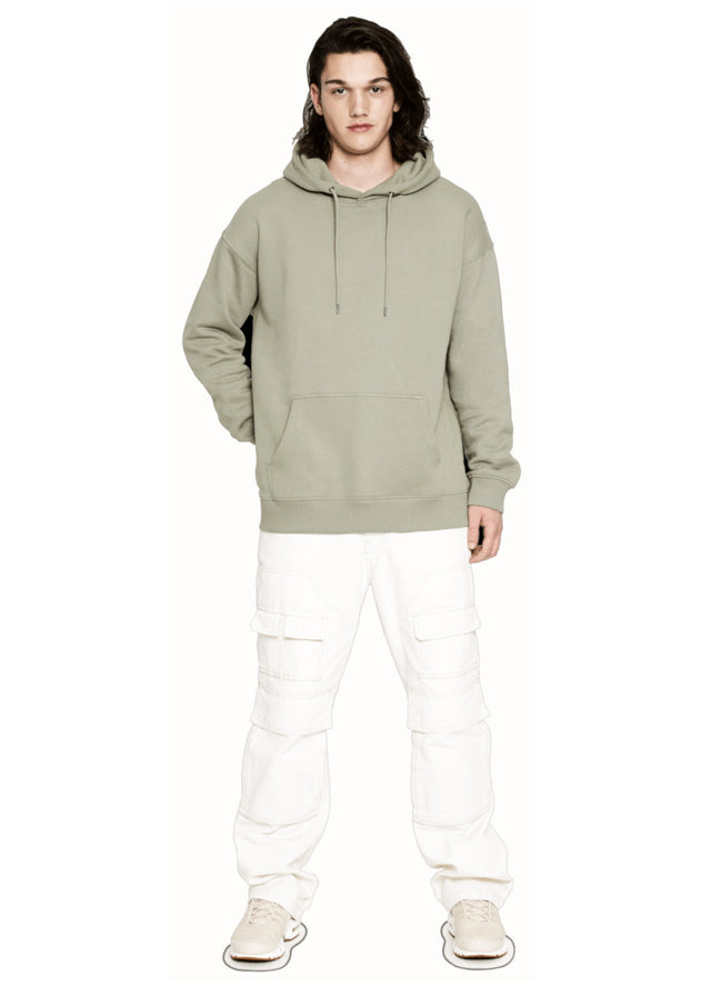 Felpa pesante oversize unisex in cotone biologico