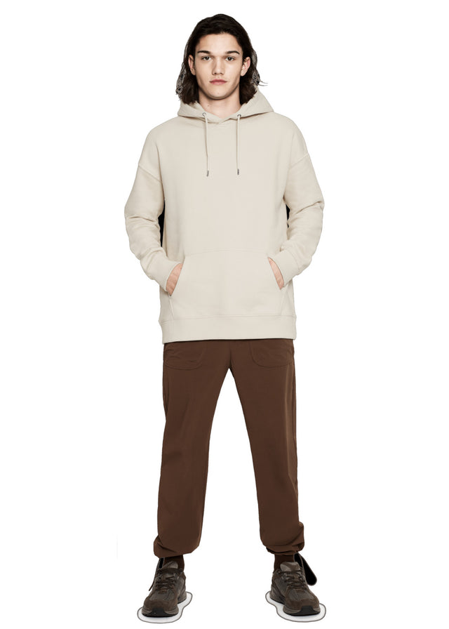 Felpa pesante oversize unisex in cotone biologico