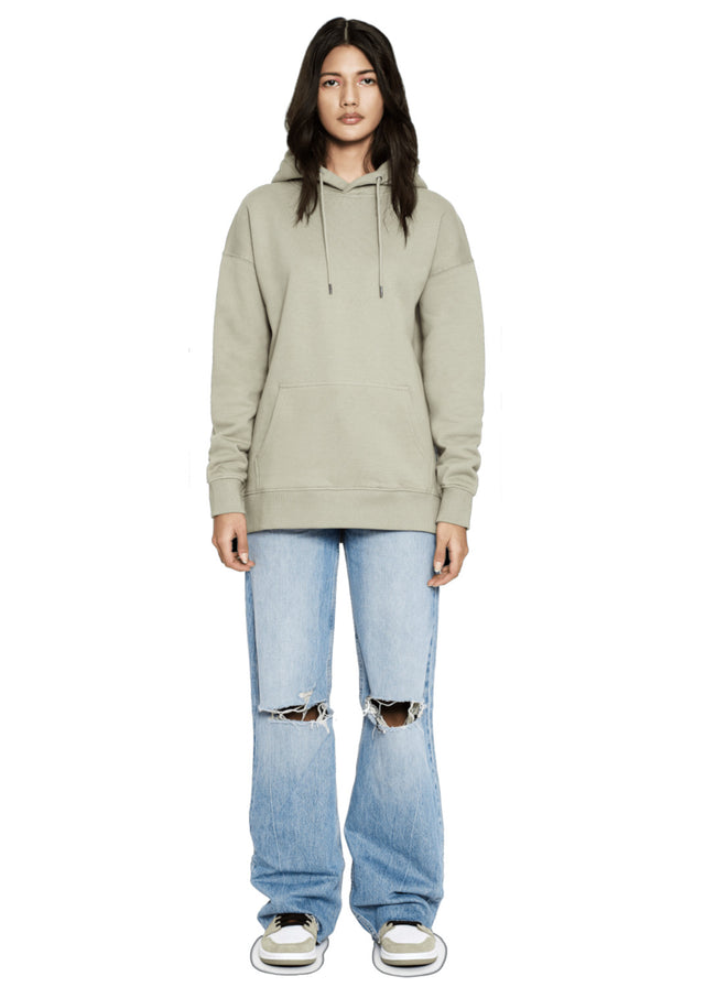 Felpa pesante oversize unisex in cotone biologico