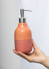 Industrial terracotta ceramic soap dispenser