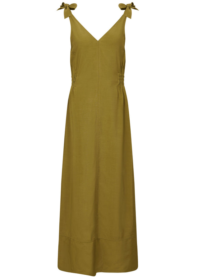 Vestito Marnie da donna viscosa sostenibile EcoVero™ - Khaki