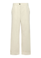 Tansy women's trousers in pure organic organic cotton - Putty