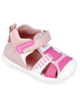 Baby Sport Fuchsia sandals for girls, ergonomic and natural