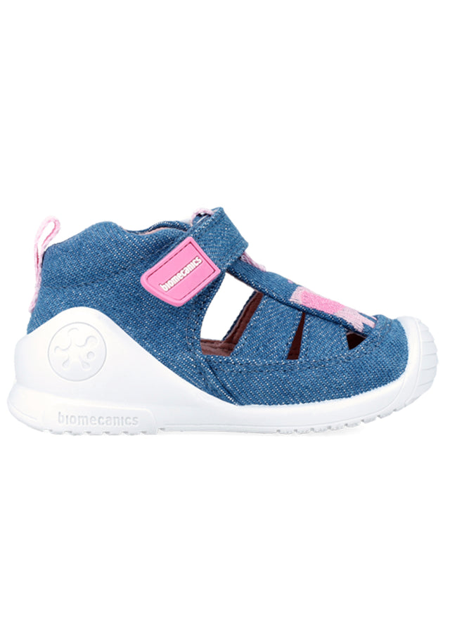 Baby Elephant sandals for girls in ergonomic and natural cotton